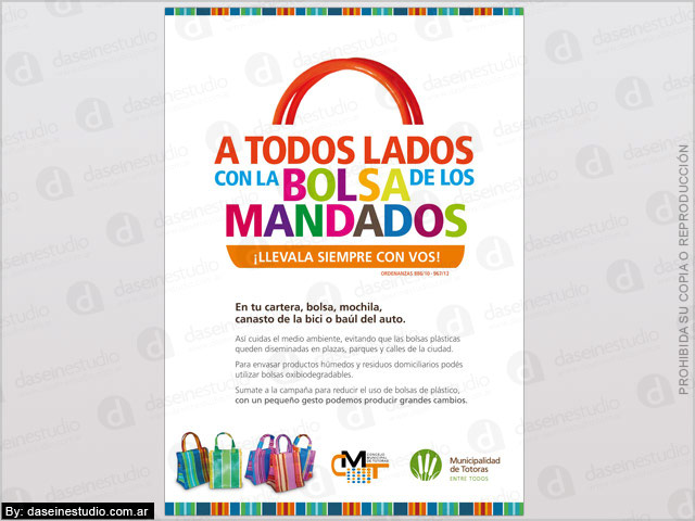 Diseño de Afiche - Campaña Bolsa de los mandados