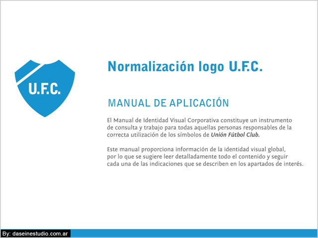 Tapa Manual de aplicación logotipo ufc