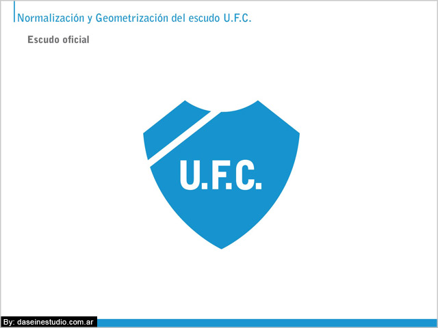 Escudo oficial Manual de aplicación logotipo ufc