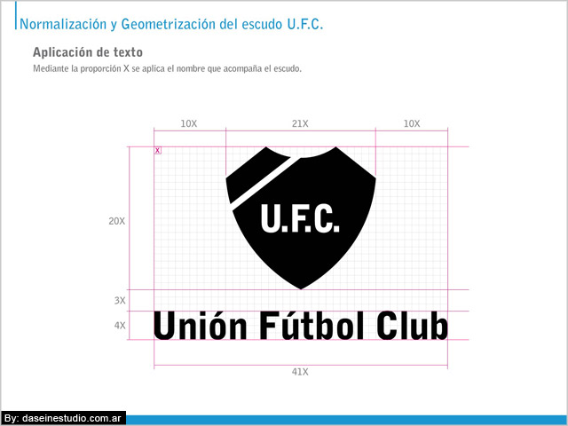 Escudo oficial y nombre Manual de aplicación logotipo ufc