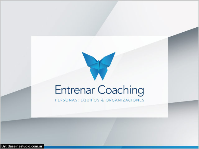  Diseño de logotipo Entrenar Coaching Rosario - Fondo textura: normalización de logotipo.