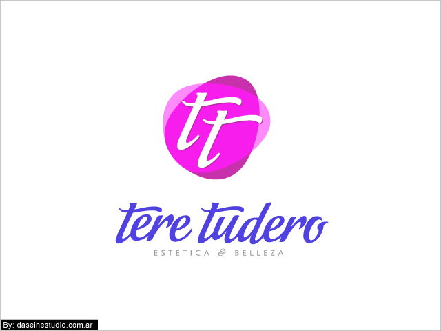  Diseño de logotipo Tere Tudero - Salamanca España - Fondo Blanco: normalización de logotipo.