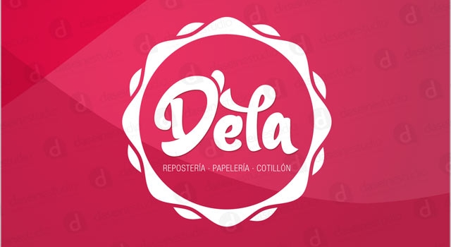 Diseño de logotipo Dela Repostería y Cotillón