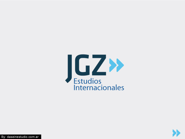  Diseño de logotipo JGZ Comercio Exterior - Fondo Blanco: normalización de logotipo.