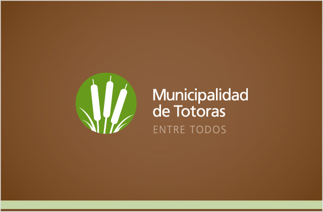  Diseño de logotipo Municipalidad de Totoras - Fondo Marrón: normalización de logotipo.