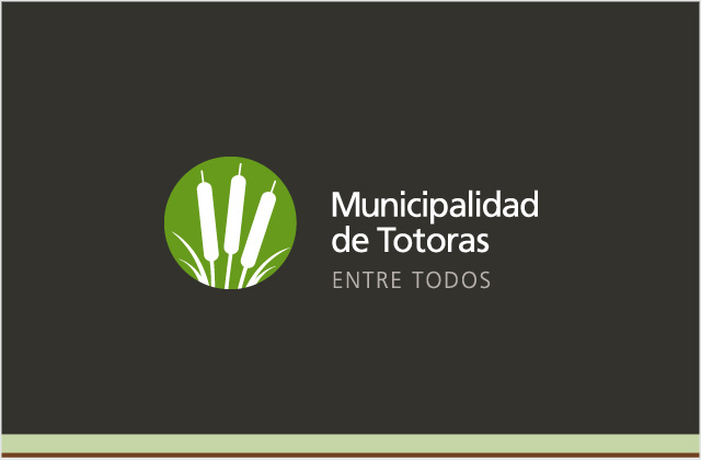  Diseño de logotipo Municipalidad de Totoras - Fondo gris: normalización de logotipo.