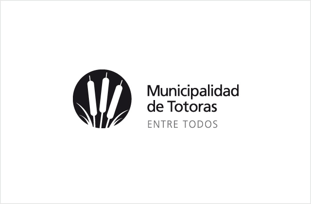  Diseño de logotipo Municipalidad de Totoras - Blanco y Negro positivo: normalización de logotipo.