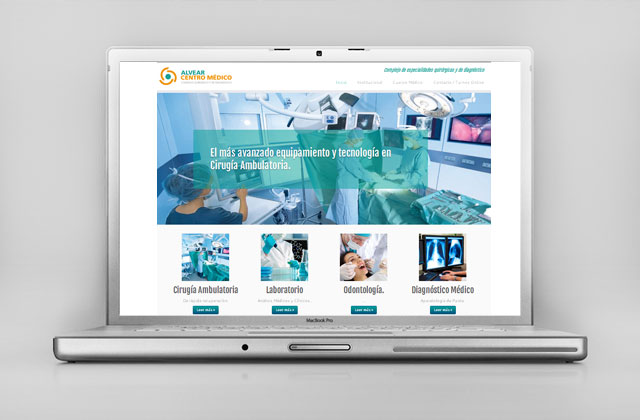 Diseño web responsive Rosario Alvear Centro Medico