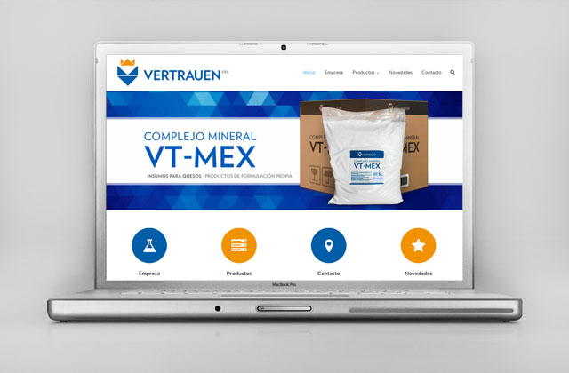 Diseño web responsive Vertrauen SRL