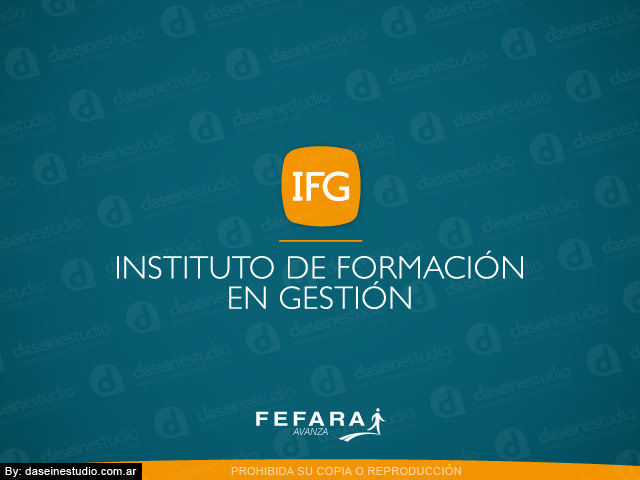  Diseño de logotipo IFG FEFARA Buenos Aires - Fondo Verde: normalización de logotipo.