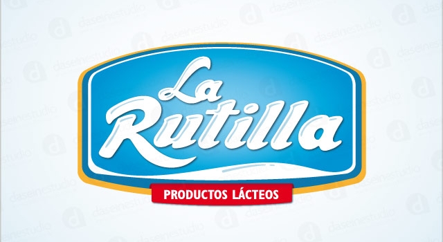 Diseño de logotipo La Rutilla Productos Lácteos