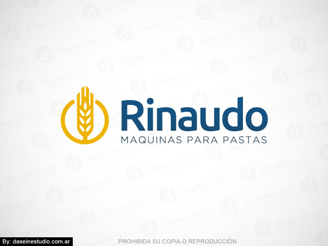 Diseño de logotipo para Fábrica de Maquinas para Pastas Rosario - Aplicación de denominación