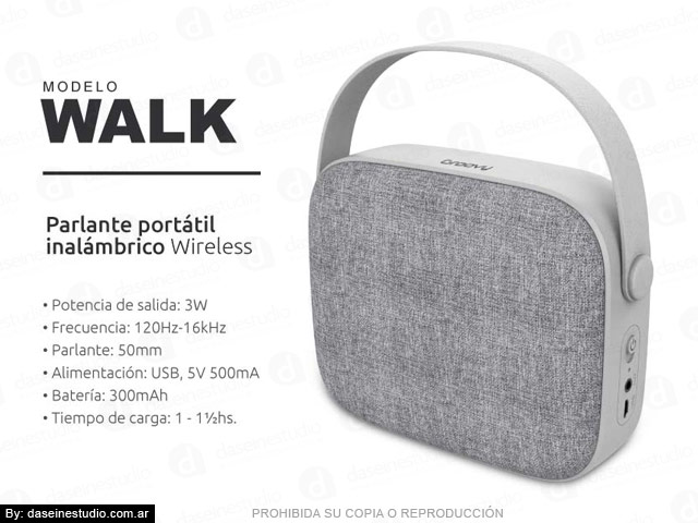 Packaging Modelo: WALK - foto parlante